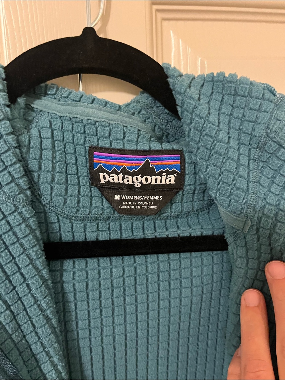 Patagonia Teal Full-Zip Women’s R1 Hoodie Jacket - Picture 2 of 5
